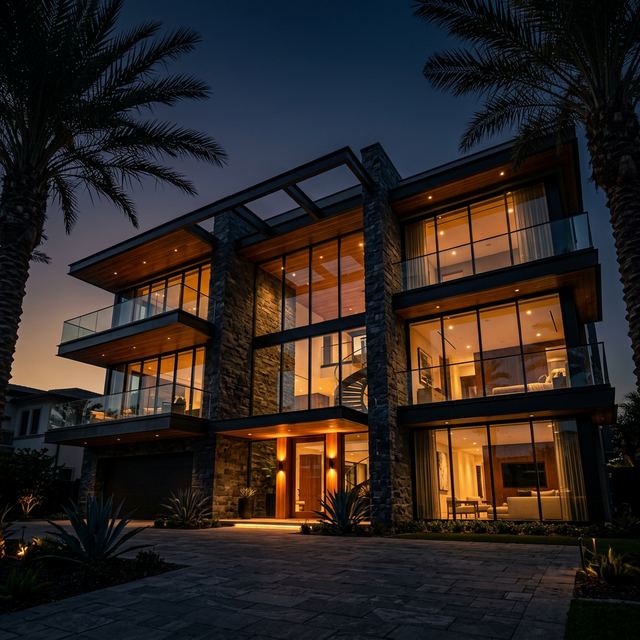 Luxury real estate development