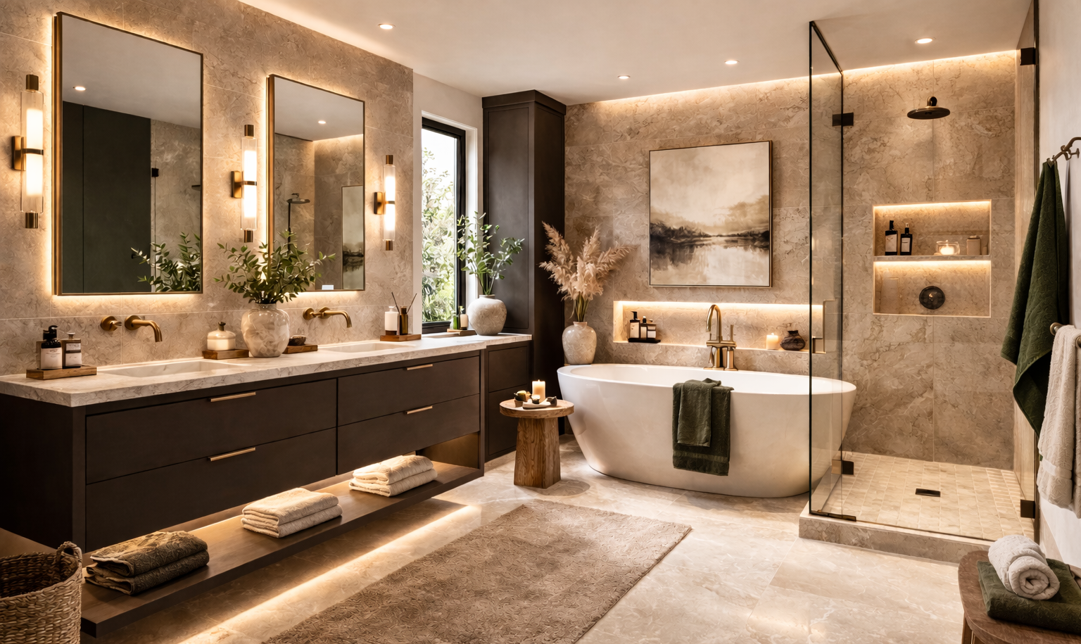 Luxury bathroom remodel